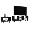 thumbnail image 7 of Xukmct Rectangle Wood TV Stand and Coffee Table End Table Set for Living Room, Office, 7 of 7
