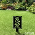 thumbnail image 3 of C-craft English Mastiff Guard Dog on Duty Yard Sign, 3 of 4