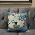 thumbnail image 5 of Amrita Sen Designs CAPL700BrCDS-ZP-18x18 18 x 18 in. Curious Humming Bird Broadcloth Indoor & Outdoor Zippered Pillow - Yellow, Green & Blue, 5 of 5