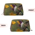 thumbnail image 3 of Gaeub Humming Bird Printed Travel Cosmetic Bag,Makeup Bag, Large Capacity Toiletry Bag for Women, Portable Pouch Make Up Organizer with Zipper and Divider, 3 of 8