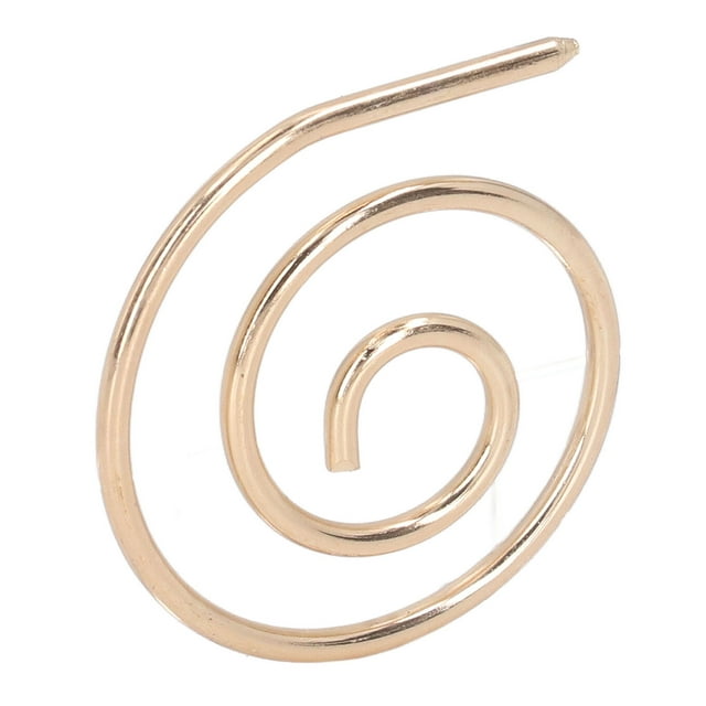 Cable Needle Shawl Pin, Spiral Cable Needle Rust Proof for Home for Knitter Silver White,Gold