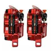 JUIN TECH GTP-6 6 Pistons MTB eBike CX Hydraulic Disc Brake Caliper Set (F+R),RD #JT2739
