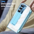 thumbnail image 2 of Dteck for Samsung Galaxy Z Fold6 Case with Slim Pen, Fold 6 Pen with S Pen Holder + Camera Lens Film + Front Screen Protector + Kickstand, Luxury Crystal Clear Case for Galaxy Z Fold6 5G 2024,
Blue, 2 of 7
