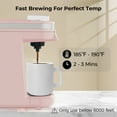 CHULUX Single Serve Coffee Maker with Reusable Filter for K pod and
