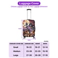 thumbnail image 5 of Spooky Halloween Night Witch Brussels Griffon Glowing Pumpkins Travel Luggage Cover Griff Dog Lover Suitcase Dust Protective Decor - 12015, 5 of 5