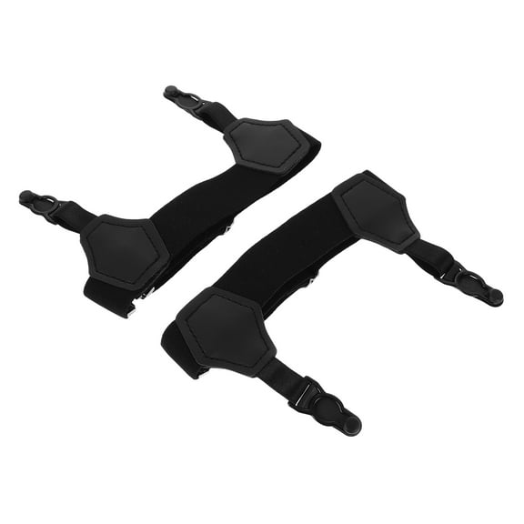 NICEXMAS 2-Pack Universal Sock Fasteners with Garter Grips for Secure Shirt Holding and Comfortable Skating Use