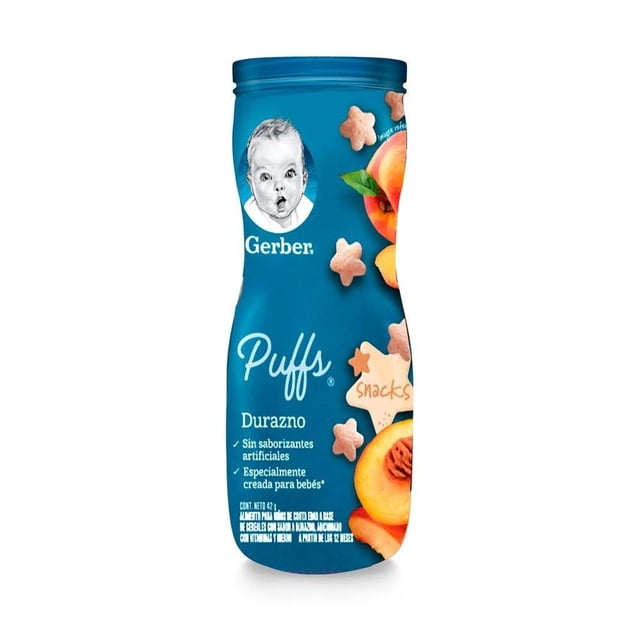 Puffs Gerber durazno 42 g