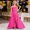 d-222Hot Pink433, variant on HAYIMI Child Girls Ruffle Dress Asymmetrical Layered Party Gown For Wedding Birthday Celebration Sleeveless Spaghetti Strap Square Collar Cozy Dresses