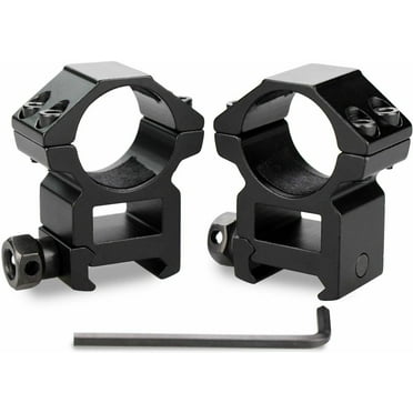 Cocobaby Picatinny/Weaver Scope Rings High Profile For Scope Mount 1 Inch,1 Pair