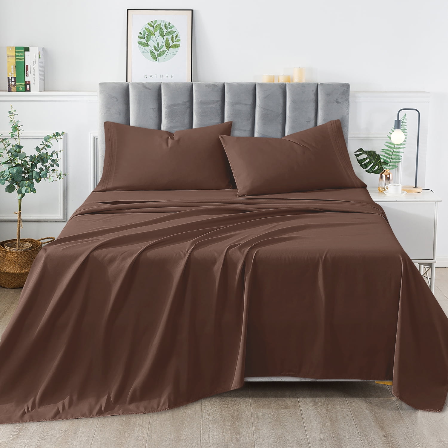 Details about   Comfort 1 Piece Bed Sheet Set Cotton Home Décor Dressing White Bedspread 144 TC 