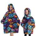 thumbnail image 1 of Winter Oversized Hooded Sweatshirts Halloween Holiday Sweatshirt for Kids Warm Soft Hooded Blankets TV Sherpa Girl Clothes 2-12Y, 1 of 4
