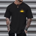 thumbnail image 1 of T-shirts pour Hommes Décontractés Amples à Col Rond à Manches Courtes T-Shirt pour Hommes - Design d'Impression Élégant Coupe Confortable Idéal pour le Quotidien, 1 of 3