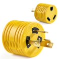 thumbnail image 1 of Adaptador de generador RV WYM world NEMA L5-30P a TT-30R 30A, 1 of 7