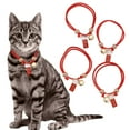 thumbnail image 2 of Wear-Resistant Pet Collar Bell Design, Eye-catching Medium Dog Cat Neck Rope Decor - with Cartoon Pendant, 2 of 8