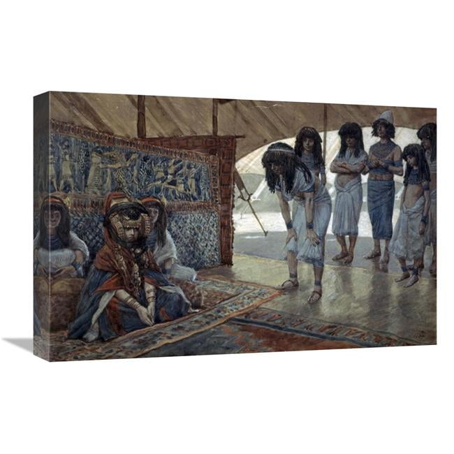 22 in. Sarah - Sarai is Taken to Pharaohs Palace Art Print - James ...