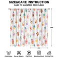 thumbnail image 2 of Ice Cream (4)_29 Curtains-blackout Curtains Bedroom Decor Living Room Darkening Grommet Window Drapes 2 Panels Set 42"x 84", 2 of 2