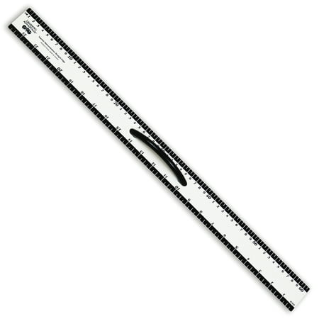 Learning Advantage Magnetic Dry Erase Straight Edge - 24” - For Whiteboards and Chalkboards