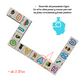 thumbnail image 2 of Dominó Abecedario: Juego De Mesa Didáctico Vocabulario Creatividad Niños 28 Pz., 2 of 2