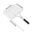 thumbnail image 3 of Fiudx Parrilla de Acero Inoxidable, Parrilla Plegable de Gran Capacidad, Diseño de Calentamiento Uniforme para Una Cocción Perfecta, Mango Cómodo Que No Quema, Ideal para Picnics y Campamentos Al Air, 3 of 6