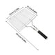 thumbnail image 3 of Fiudx Grill Master, Barbacoa, Acero Inoxidable Duradero, Parrilla para Pescado de Gran Capacidad, Herramienta Plegable para Exteriores, Diseño de Calentamiento Uniforme, Ideal para Reuniones Familiar, 3 of 7