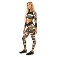 thumbnail image 6 of Virginia Camouflage Leggings  -  Brown/Green - X-Large, 6 of 7