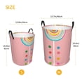 thumbnail image 3 of Lollipop Pink Candy Laundry Hamper Medium Storage Basket/Toy Organizer/Dirty Clothes Bucket, 3 of 5