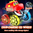 thumbnail image 2 of Coches de dinosaurio Toy Monster Truck Tsomtto con luz para 1 a 3 años, 2 of 9