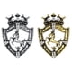 thumbnail image 2 of Elegante Corona de Broche de Cristal Del Insignia de Carreras Broche Antigua+elegante Corona de Broche de Cristal Fernando Broche de alfiler de época, 2 of 7