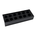 thumbnail image 1 of GUOOL Rectangular Flower Vase Acrylic Flower Vase Modern Long Rectangle Vase for Table 30x10x6.5cm 12 Hole, 1 of 9