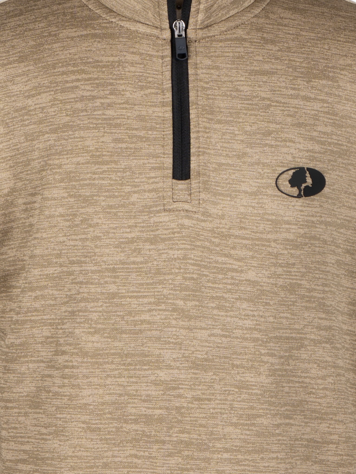 Mossy Oak Youth Fleece Quarter Zip Pullover Sweatshirt, Sizes S-2XL