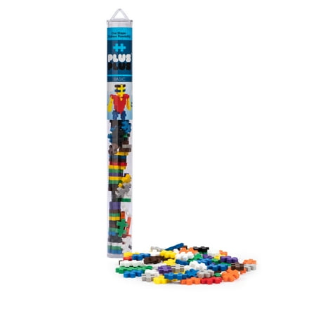 Plus-Plus - 70 Piece Basic Color Mix Building Set Play Tube