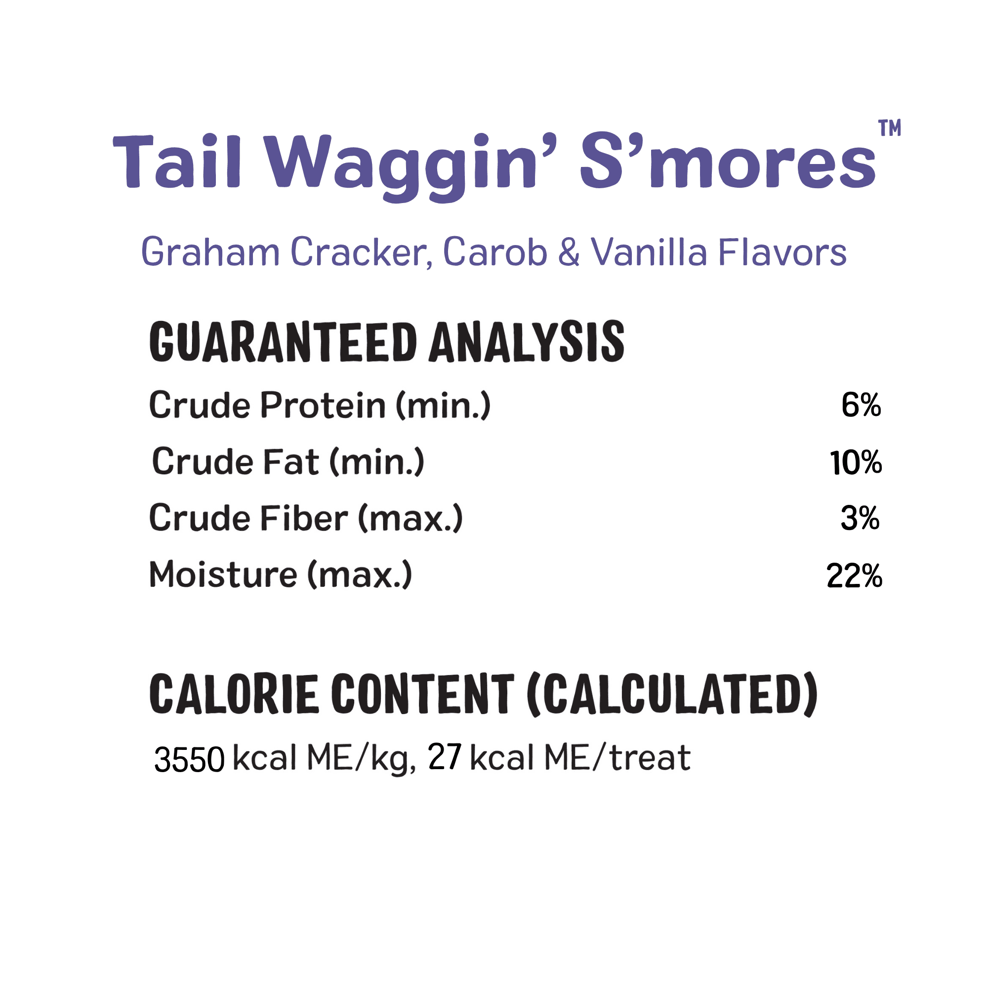 Three Dog Bakery Tail Waggin' S'Mores Soft-Baked Dog Treats, 12 oz