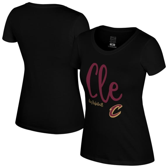 Women's-Stadium Essentials  Black Cleveland Cavaliers 3rd Quarter T-Shirt