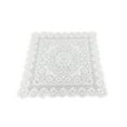 thumbnail image 1 of Mantel de encaje blanco simple: tela de fondo suave, cómoda y decorativa para el hogar y la cafetería (60x60 cm), 1 of 10