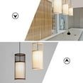 thumbnail image 4 of PENIKOKO hanging boho handcraft lamp Retro Bamboo Light Natural Bamboo Color 1Pack for Bar, 4 of 7
