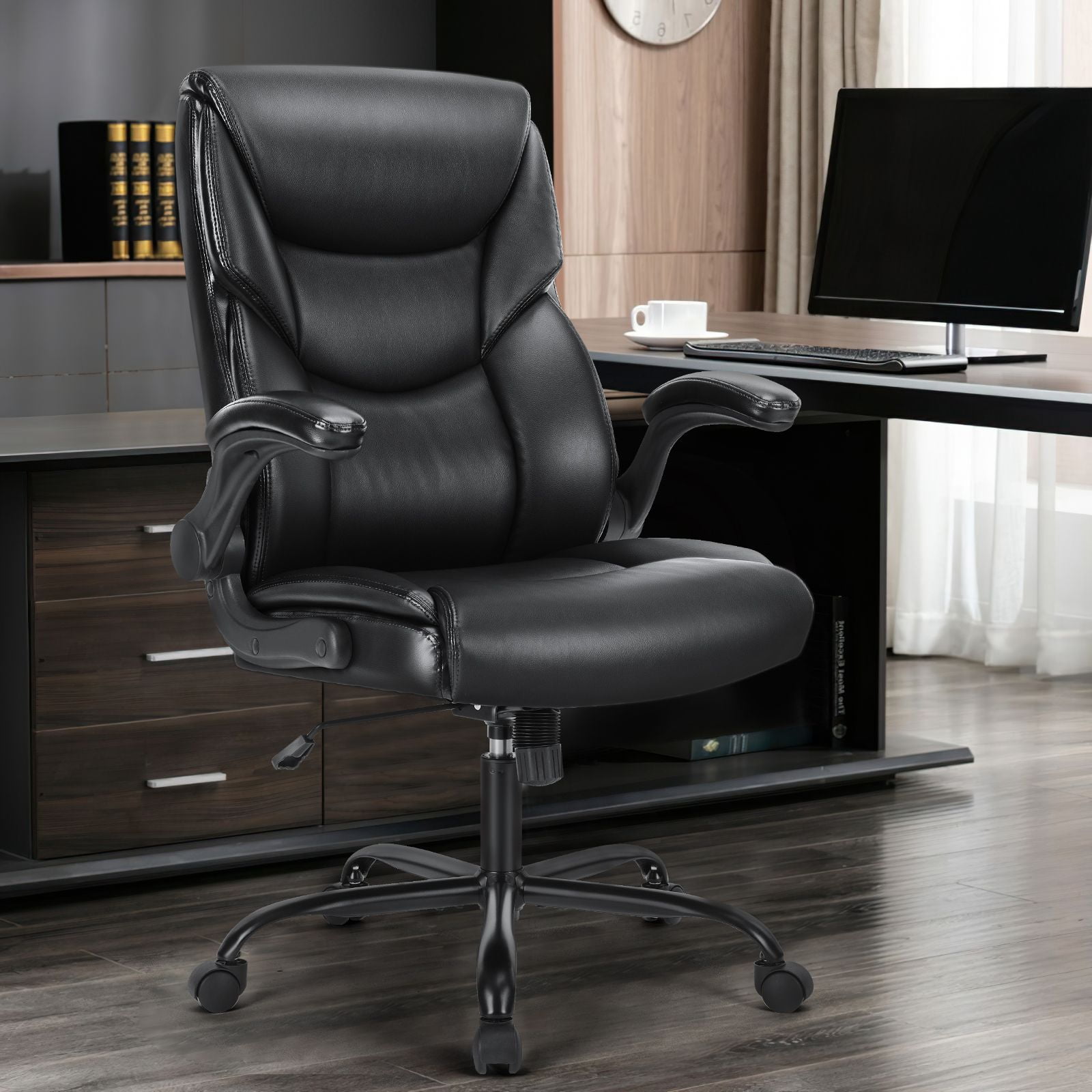 Boss Office Products Adjustable Task Chair without Arms, Ergonomic