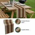 thumbnail image 5 of Brown Wood Grain Table Runner - 90 Inch Long, Kitchen Dining Table Runner Dresser Scarves, Ombre Rustic Retro Wooden Plank Farmhouse Decor for Coffee Tables Wedding Party Banquet, 5 of 8