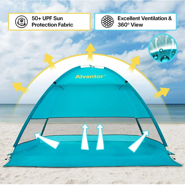 Alvantor Beach Tent Sun Shelter Umbrella Pop Up Portable Canopy, Size: Coolhut