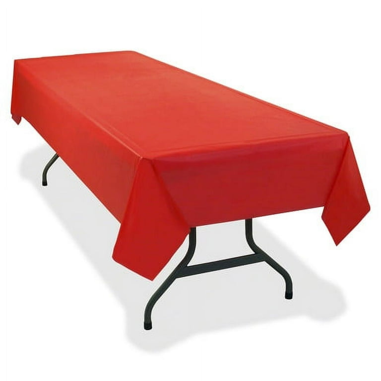 Table Set Rectangular Table Cover, Heavyweight Plastic, 54 Table Set Rectangular Table Cover, Heavyweight Plastic, 54