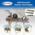 thumbnail image 2 of Suncast 2 Foot Wall Mount Long Handled Garden Tool Hanger Organizer (2 pack), 2 of 7