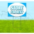 thumbnail image 1 of Store For Rent (18" x 24") Yard Sign, Includes Metal Step Stake, 1 of 6