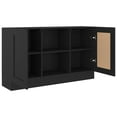 thumbnail image 3 of vidaXL Sideboard Black 120x30.5x70 cm Engineered Wood, 3 of 5