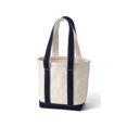 thumbnail image 3 of Lands' End Small Natural Open Top Long Handle Canvas Tote Bag, 3 of 3