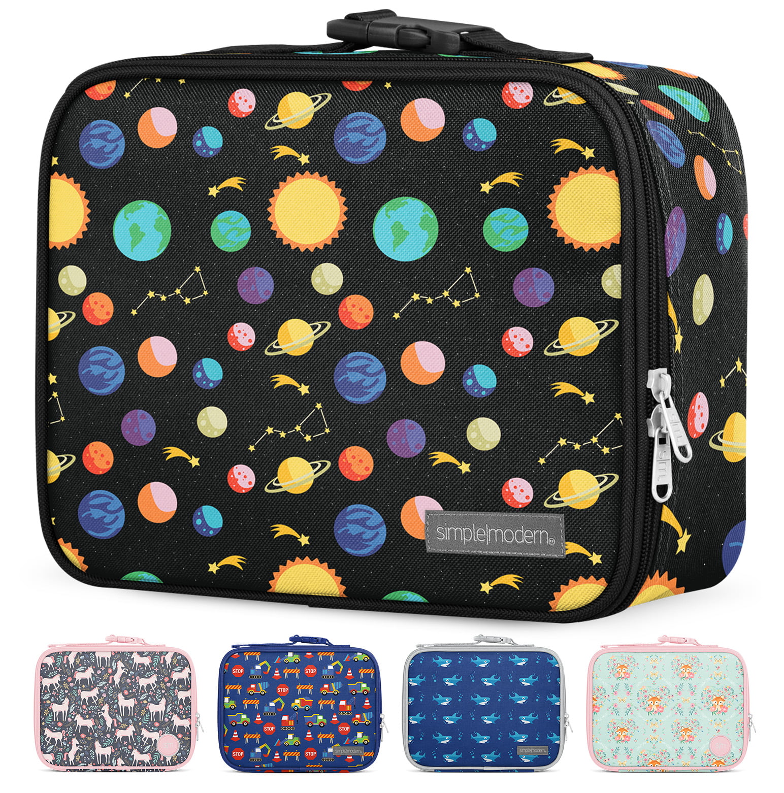 Insulated Womens & Mens Lunch Box Simple Modern 3L Hadley Lunch Bag for Kids Seaside