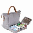 thumbnail image 5 of Bababing Diaper Bag - Erin Backpack - Grey Marl - Unisex and Multi-Functional - Large Main Compartment for Nappies, Wipes, Creams, Clothing, Muslins, and Toys - Ideal for Parents on the Go, 5 of 5
