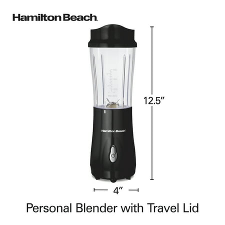 Hamilton Beach Single Serve Blender with Travel Lid, Model 51101BV