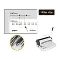 thumbnail image 4 of SG-T619 3:1 34 Holes Manual Wire Paper Binding Machine Exercise Book Wire Manual Binding Machine ,Pinpoint Punching, 4 of 6