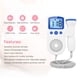 thumbnail image 5 of Doppler fetal Irfora Doppler fetal portátil de 3.0MHz para reducción de ruido en el hogar Monitor cardíaco para bebés para el embarazo Detector de latidos cardíacos para bebés de mano con conector par Irfora Doppler fetal, 5 of 7