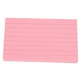 thumbnail image 2 of YAZHPA Sticky Notes with Lines, Self-Stick Lined Notecards Ruled Study Card Flashcards Heavy Note Cards for Studying, Learning, 1 Pack Pink 76x125mm, 2 of 4