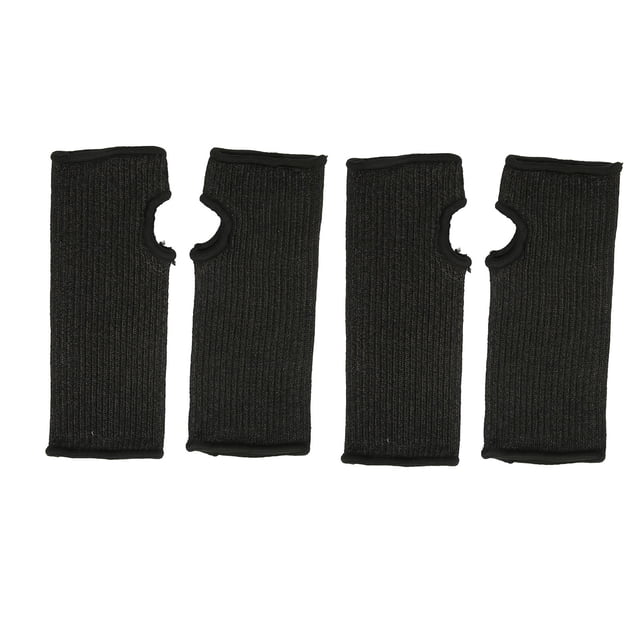 Mangas protectoras para brazos NikouMX 4 piezas resistentes a cortes negro
